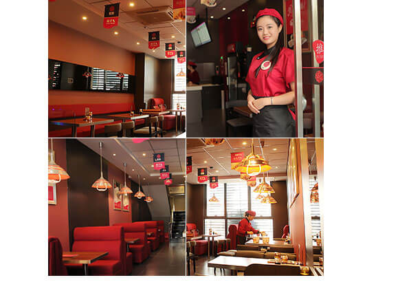 惠美餃子門店內(nèi)形象