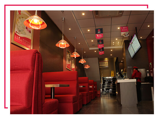 惠美餃子加盟門店形象