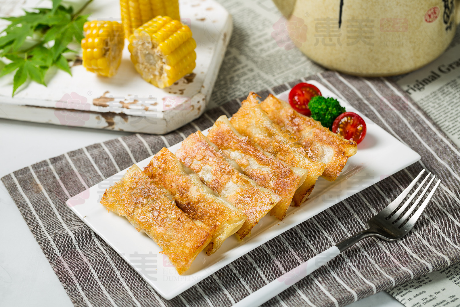 惠美餃子美食-玉米豬肉鍋貼