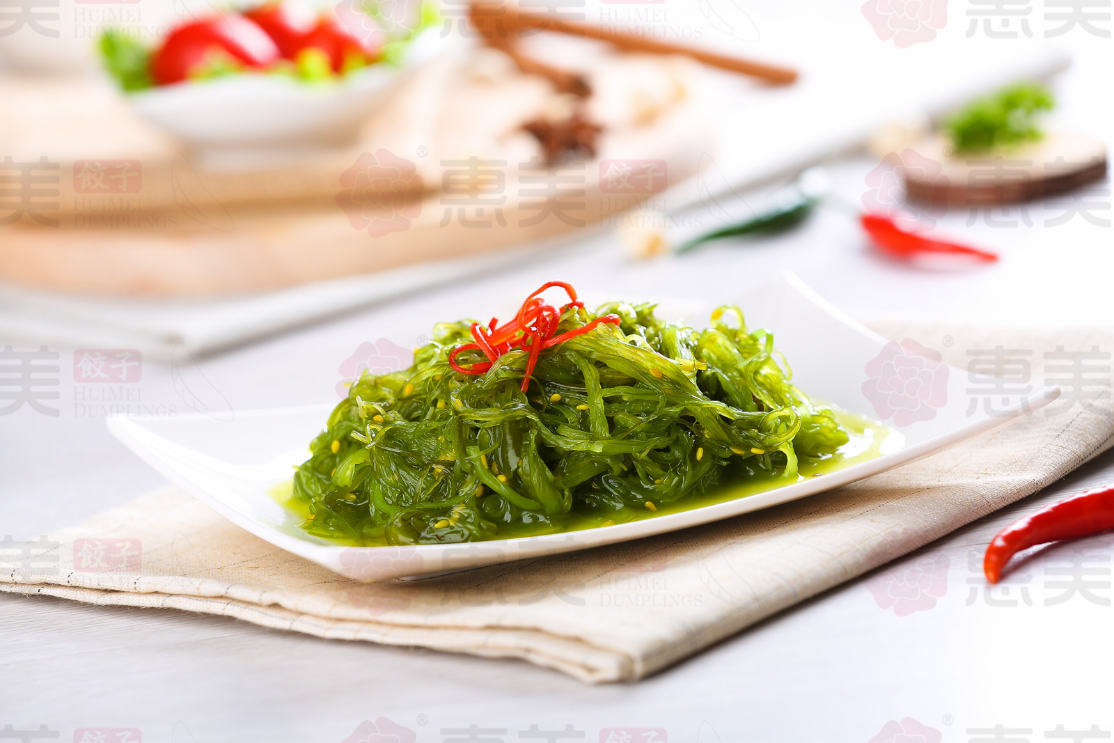 惠美餃子美食推薦-爽口海藻